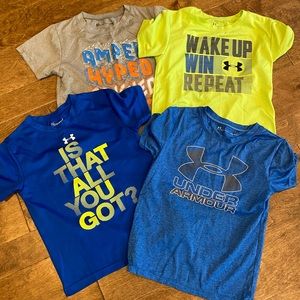 Lot of 4 Under Armor shirts